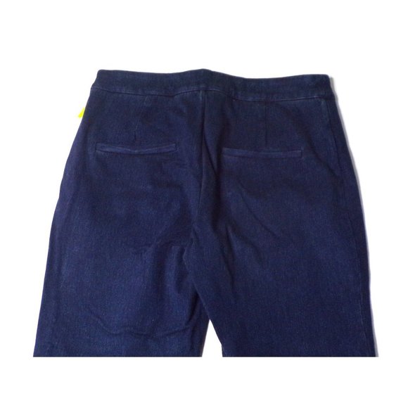 Lysse Slimming Cigarette Crop Leggings Indigo Blue Denim Style #1890 X-Small 2-4 - Picture 10 of 11